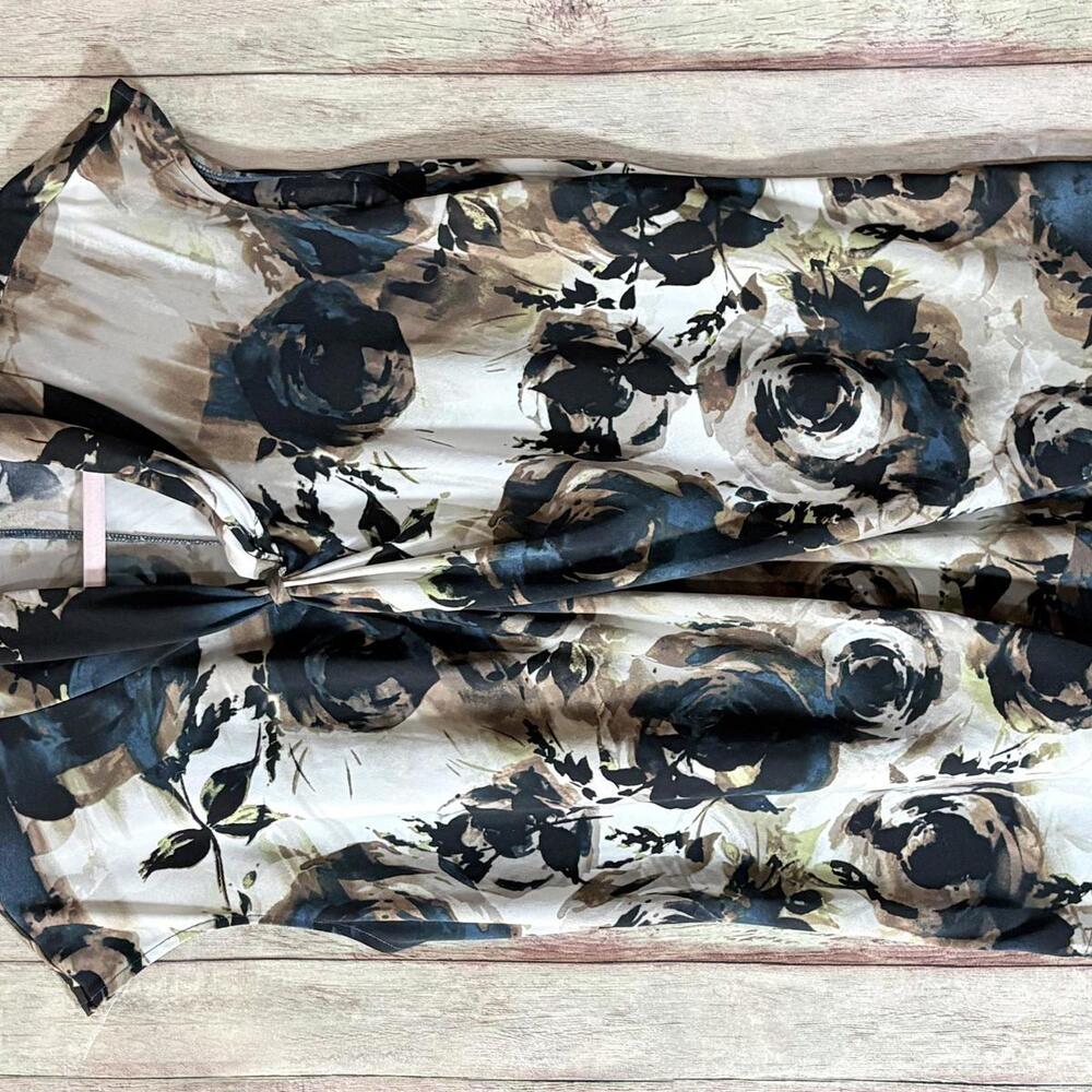 Worthington Stretch Floral Print Sleeveless Blouse XL - Picture 9 of 13